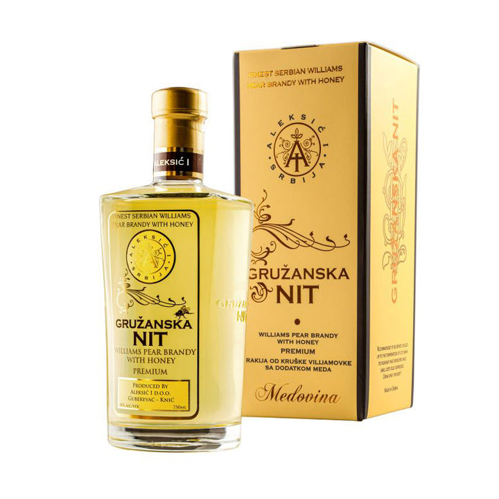 GRUZANSKA NIT Williams Pear Brandy w/Honey 6/750ml
