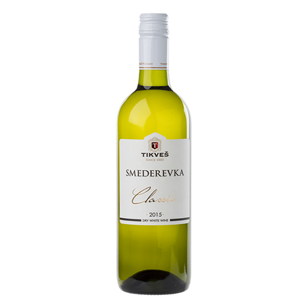 TIKVES Classic Smederevka Dry White Wine 6/750ml
