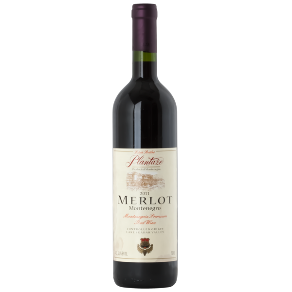 PLANTAZE Merlot Premium Dry Red Wine 6/750ml