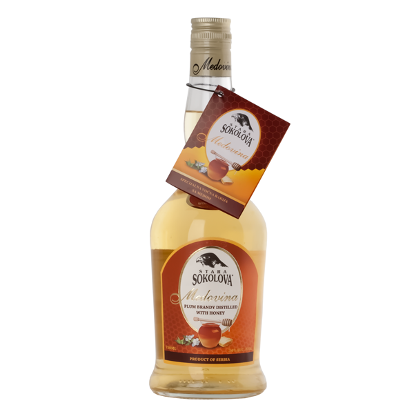 STARA SOKOLOVA Medovina [Plum Brandy w/Honey] 6/750ml