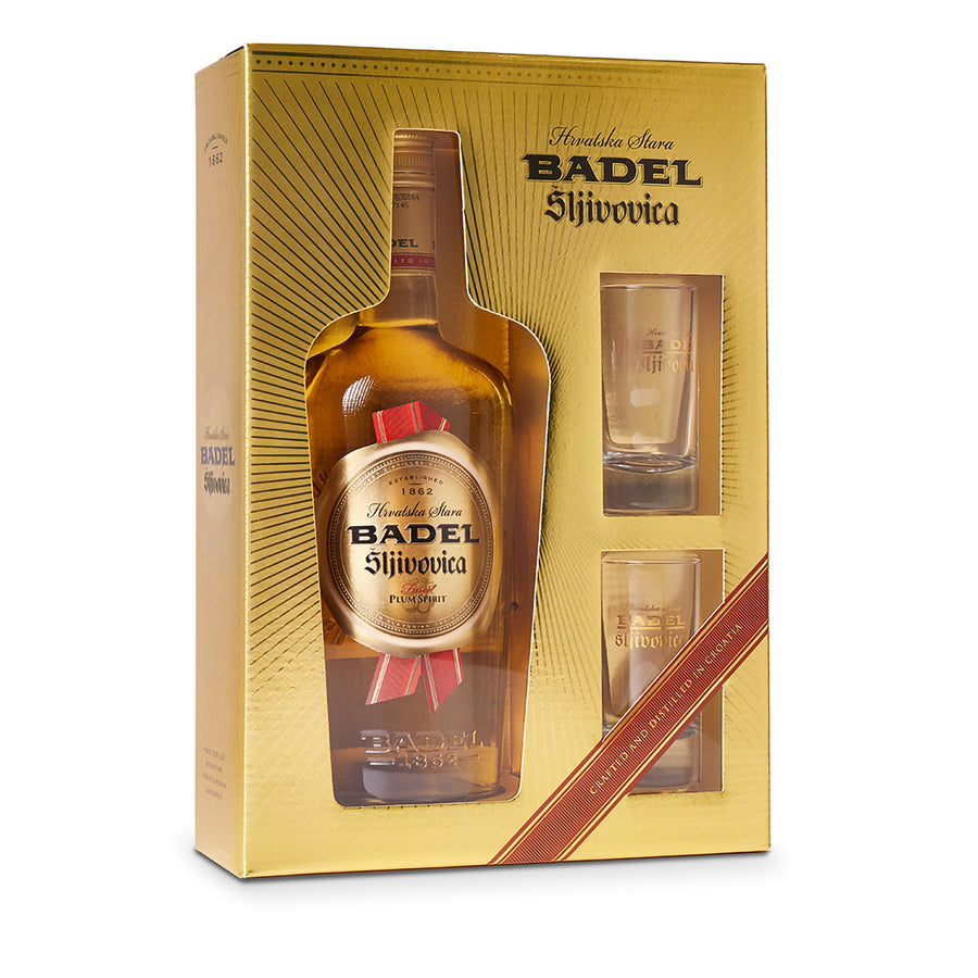 BADEL Stara Sljivovica [Plum Brandy Aged] Gift Box 6/750ml