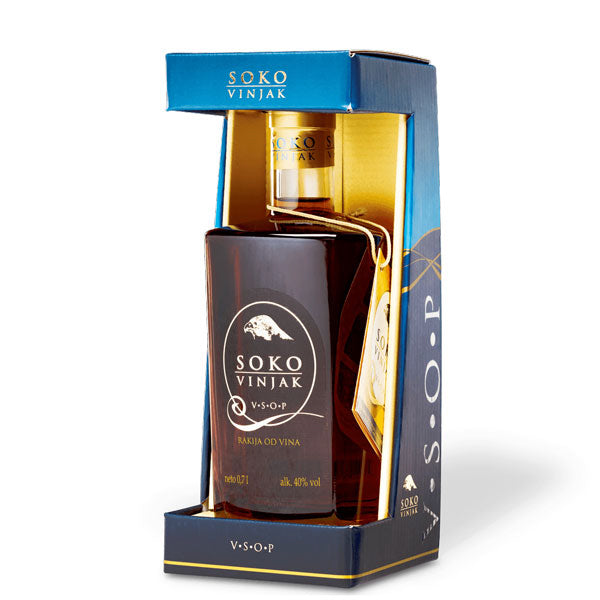 STARA SOKOLOVA Vinjak V.S.O.P. [Aged Grape Brandy] 6/750mL