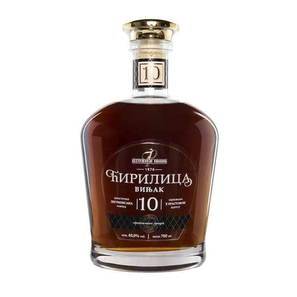 RAKIJA CIRILICA Grape Brandy 10 Years Old 6/700ml